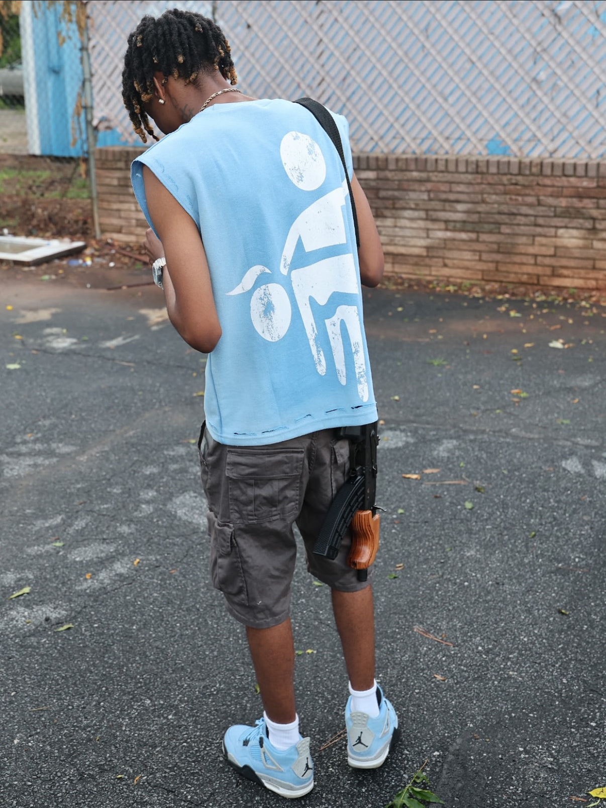 Blue Profit Biker Tee