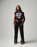 Black Profit Biker Tee