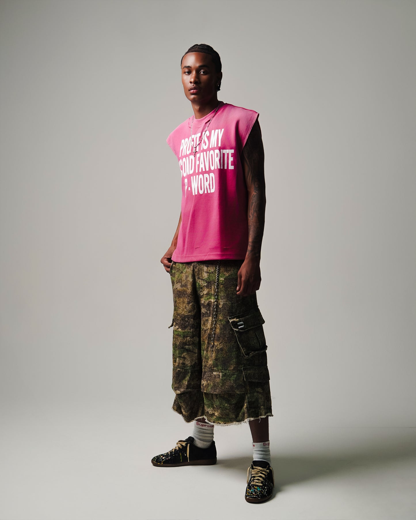 Pink Profit Biker Tee