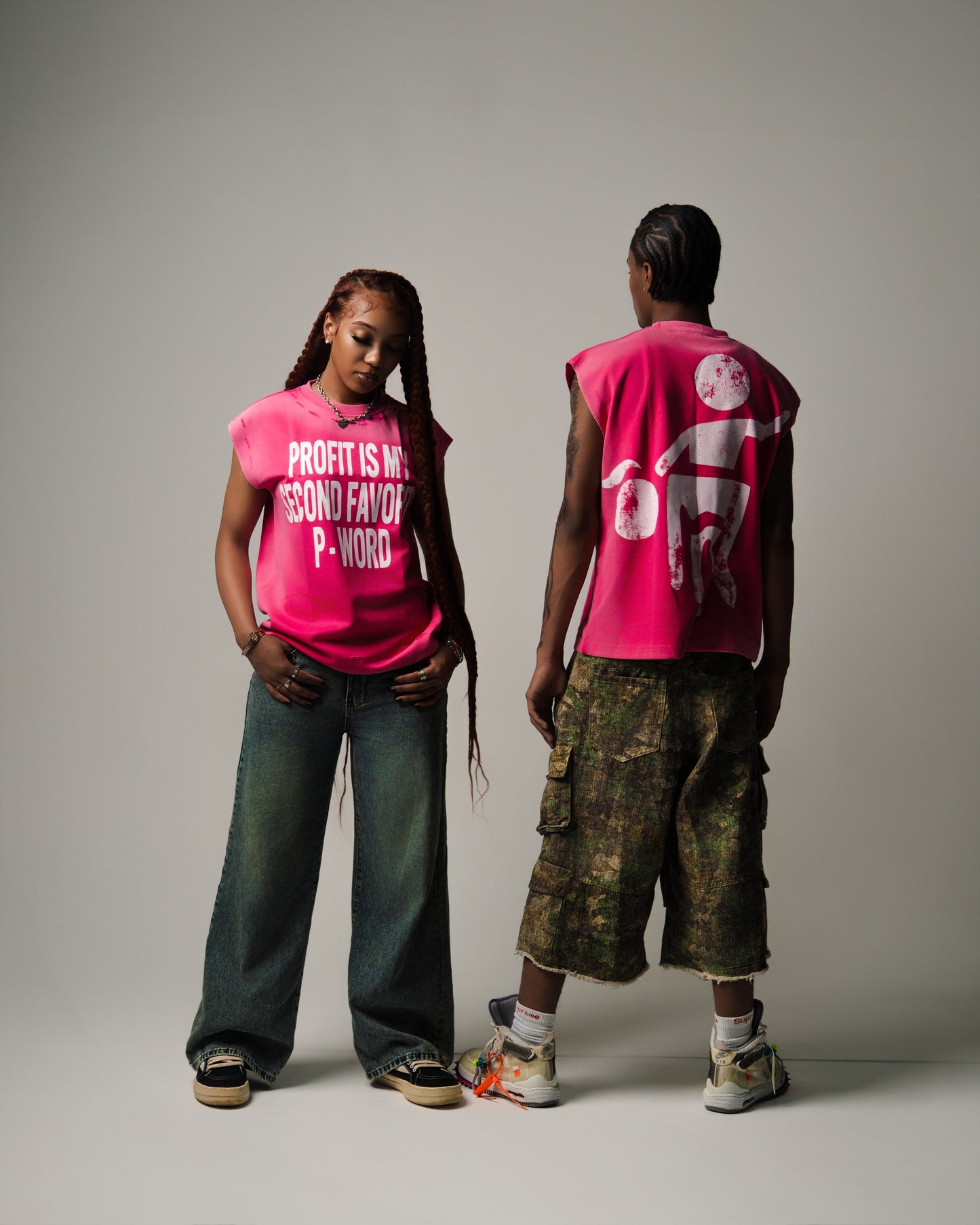Pink Profit Biker Tee