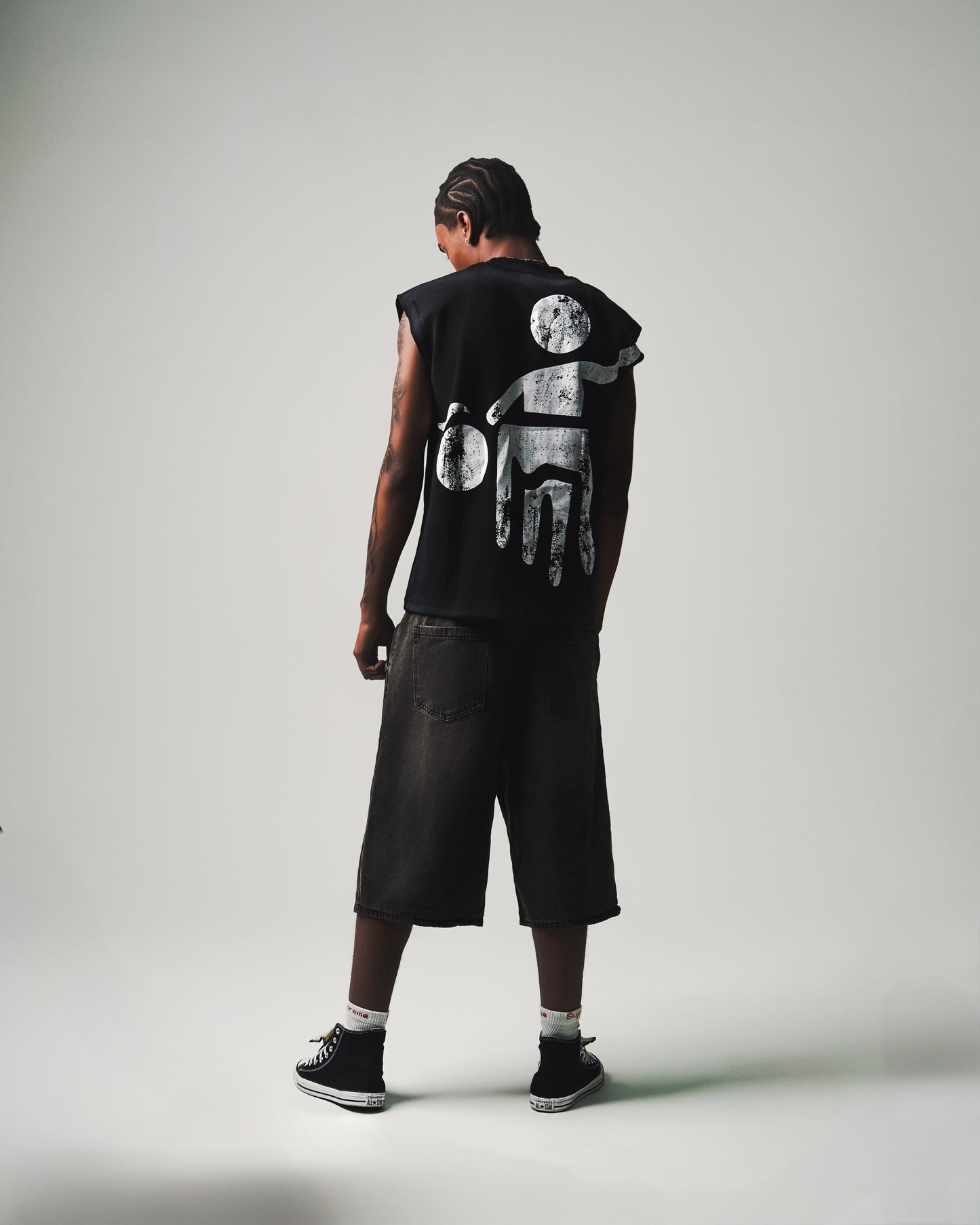 Black Profit Biker Tee